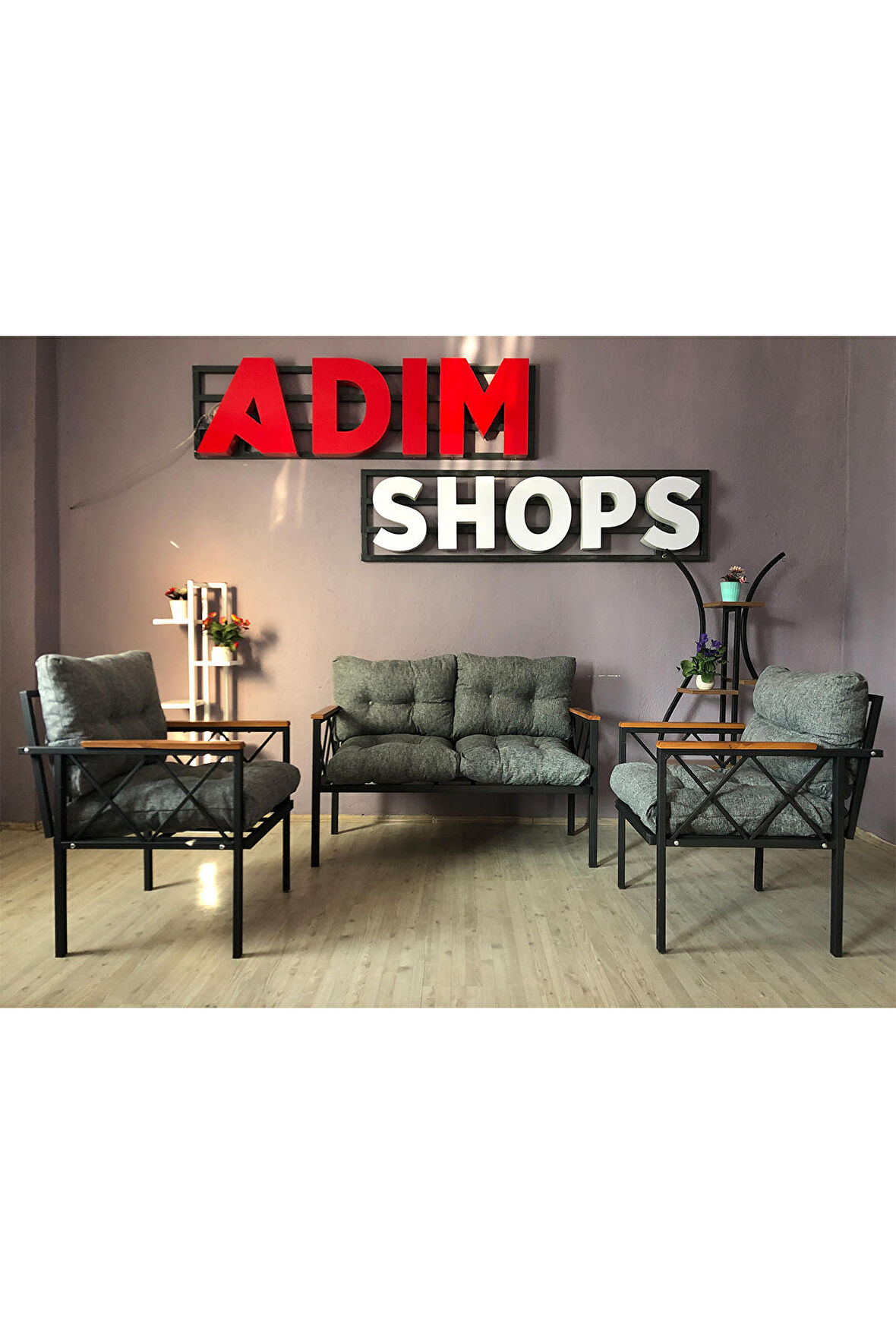 adımshops Balkon-bahçe-kafe,çay Seti,koltuk Takımı,oturma Grubu,ofis Koltuğu MİAMİ YENİ